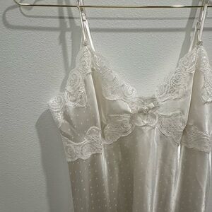 Linea Donatella White Lace Slip